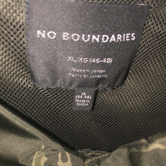 NWT no boundaries mens coaches jacket camo print size XL - Picture 6 of 7